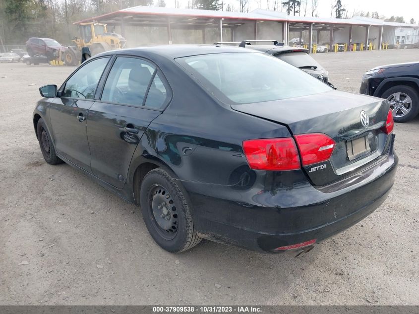 2013 Volkswagen Jetta Sedan S VIN: 3VW2K7AJ6DM237739 Lot: 37909538