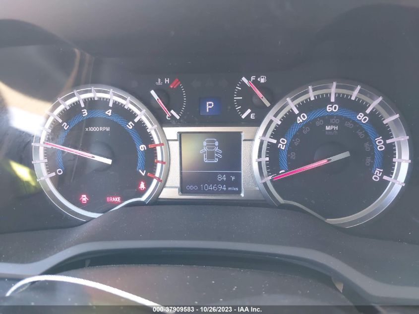 2016 Toyota 4Runner Sr5/Limited/Sr5 Premium VIN: JTEZU5JR9G5127439 Lot: 37909583