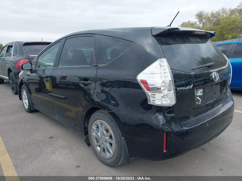 2012 Toyota Prius V Two/Three/Five VIN: JTDZN3EU5C3027476 Lot: 37909659