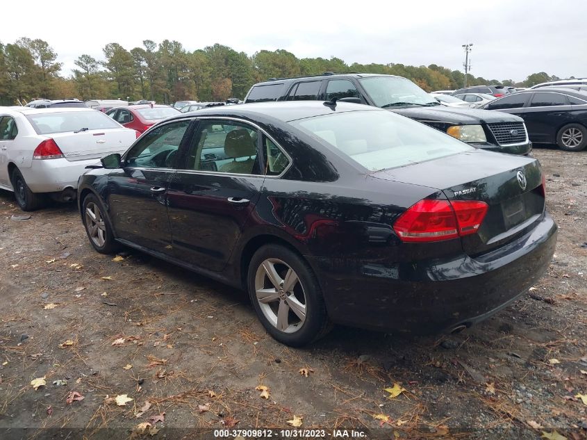 2013 Volkswagen Passat Se VIN: 1VWBP7A3XDC145442 Lot: 37909812