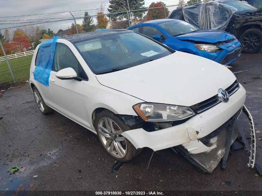 2015 Volkswagen Golf Tdi Sel VIN: 3VWRA7AU0FM043433 Lot: 37910030