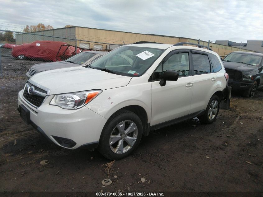 2016 Subaru Forester 2.5I VIN: JF2SJABC8GH508832 Lot: 37910035