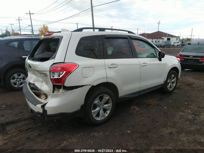 2016 Subaru Forester 2.5I VIN: JF2SJABC8GH508832 Lot: 37910035