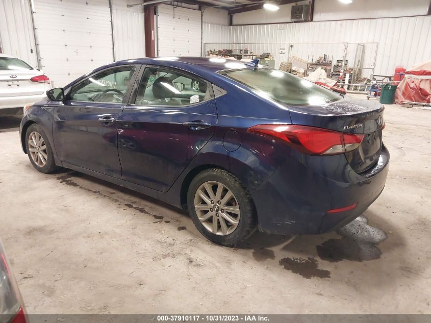 2014 Hyundai Elantra Se VIN: 5NPDH4AE2EH533215 Lot: 37910117