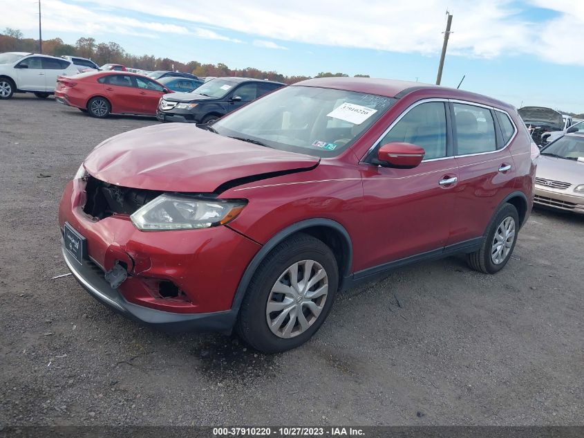 2015 Nissan Rogue S VIN: KNMAT2MV2FP547932 Lot: 37910220