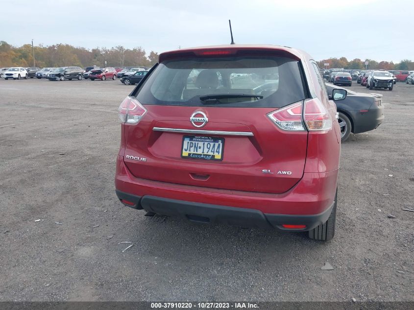 2015 Nissan Rogue S VIN: KNMAT2MV2FP547932 Lot: 37910220