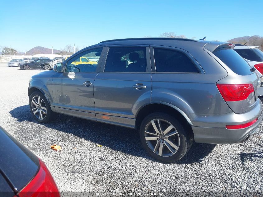 2013 Audi Q7 3.0T S Line Prestige VIN: WA1DGAFE6DD006982 Lot: 37910304