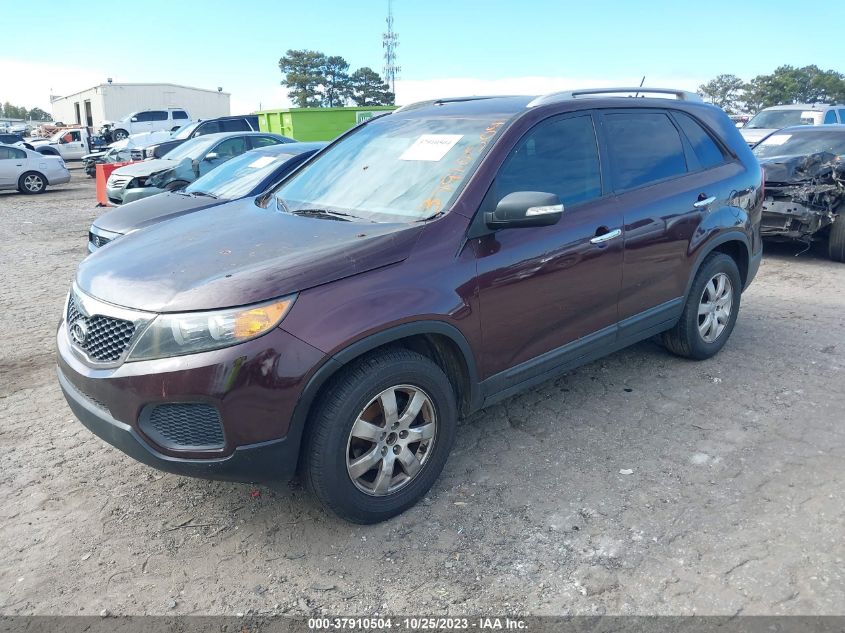 2013 Kia Sorento Lx VIN: 5XYKT4A22DG314420 Lot: 37910504