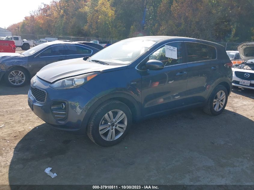 2017 Kia Sportage Lx VIN: KNDPMCAC8H7042464 Lot: 37910511