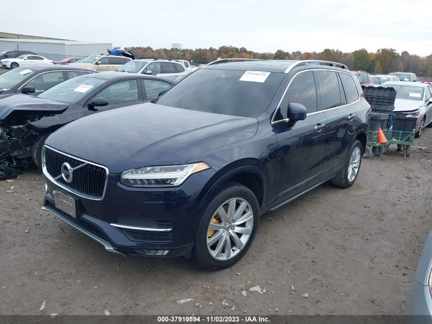 2016 Volvo Xc90 T6 Momentum VIN: YV4A22PKXG1035163 Lot: 37910594