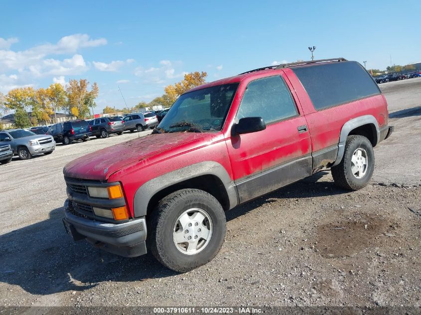 1995 Chevrolet Tahoe K1500 VIN: 1GNEK18K9SJ303505 Lot: 37910611