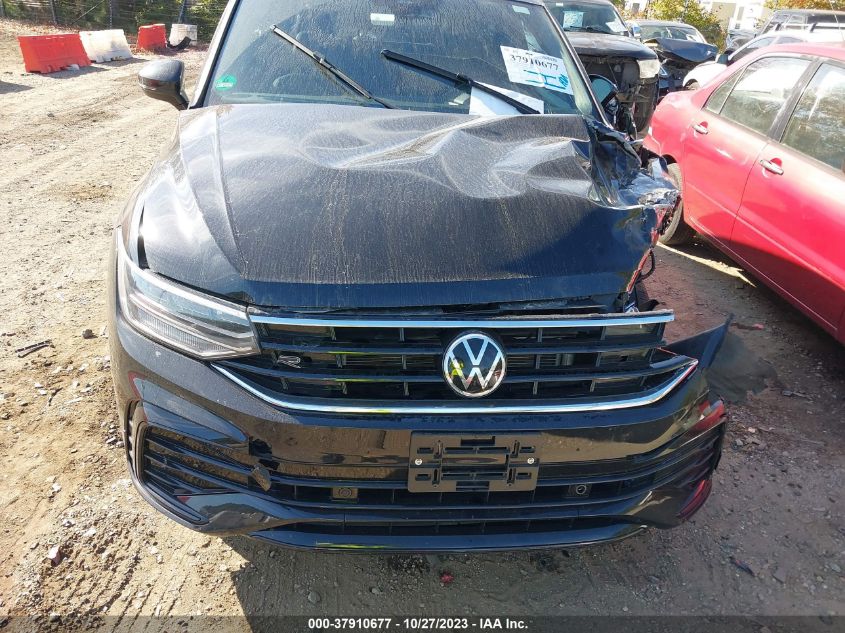 2022 Volkswagen Tiguan Se R-Line Black VIN: 3VV8B7AXXNM008792 Lot: 37910677