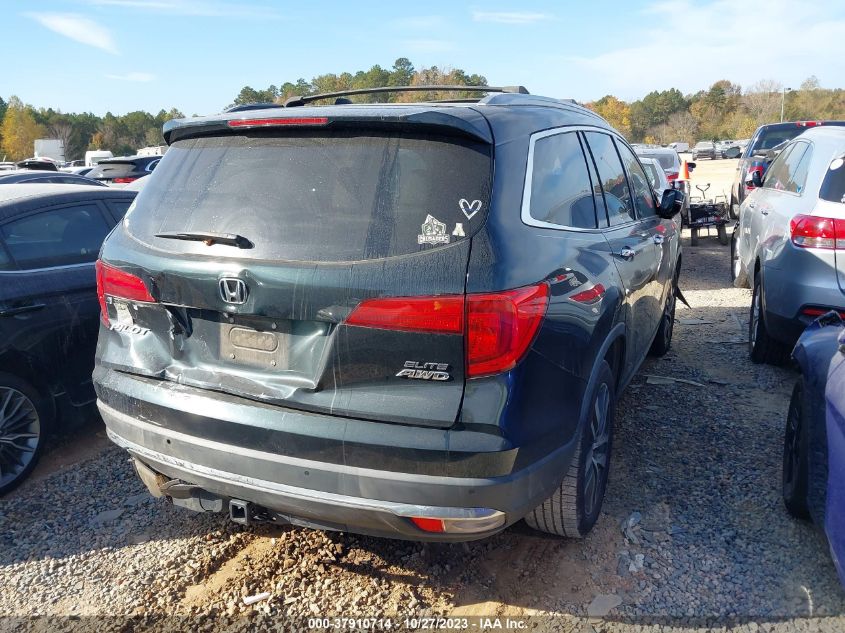 2016 Honda Pilot Elite VIN: 5FNYF6H02GB003258 Lot: 37910714