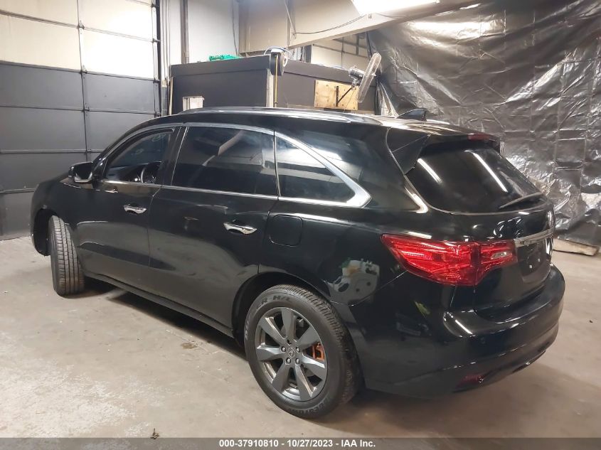 2016 Acura Mdx W/Advance/W/Advance VIN: 5FRYD4H9XGB051291 Lot: 37910810