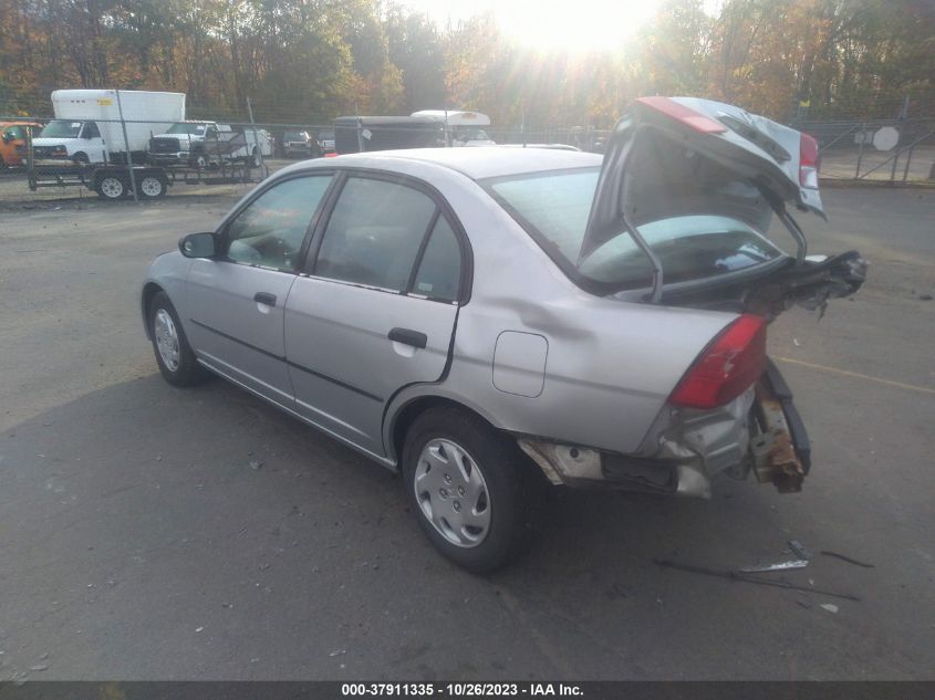 2002 Honda Civic Dx VIN: 2HGES16102H518132 Lot: 37911335