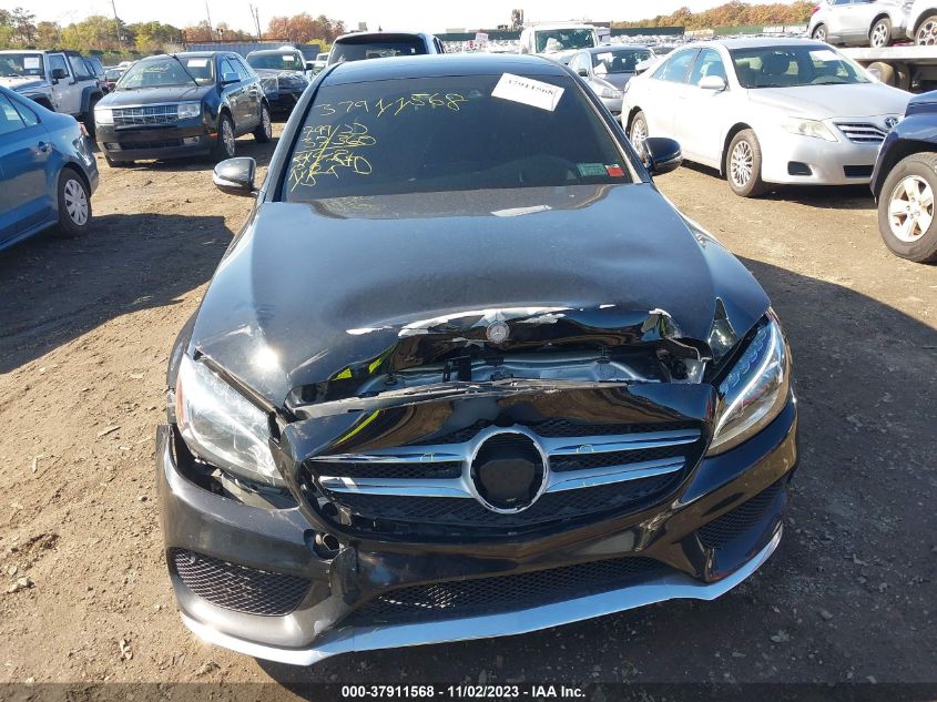 2016 Mercedes-Benz C-Class C 300 VIN: 55SWF4KBXGU118078 Lot: 37911568