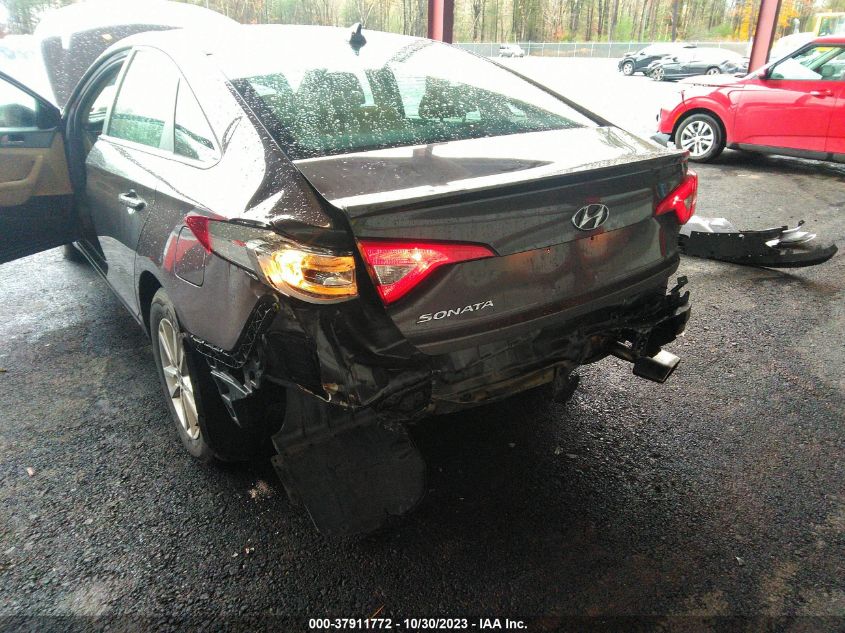 2017 Hyundai Sonata Se VIN: 5NPE24AFXHH557202 Lot: 37911772