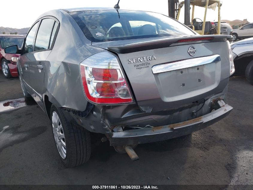 2011 Nissan Sentra 2.0 S VIN: 3N1AB6AP7BL712799 Lot: 37911861