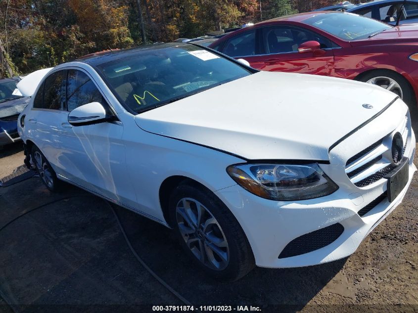 2018 Mercedes-Benz C-Class C 300 VIN: WDDWF4KB3JR318728 Lot: 37911874