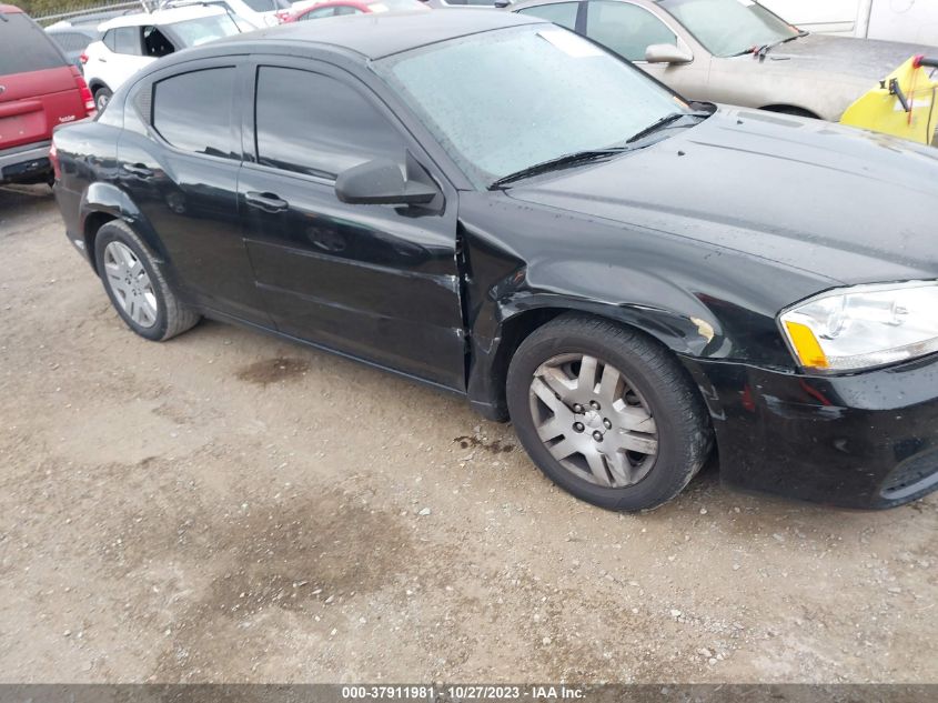 2013 Dodge Avenger Se VIN: 1C3CDZAB0DN619426 Lot: 37911981