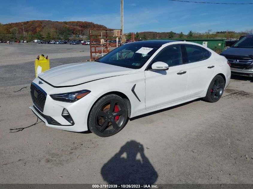 2021 Genesis G70 3.3T VIN: KMTG34LE1MU070885 Lot: 37912039