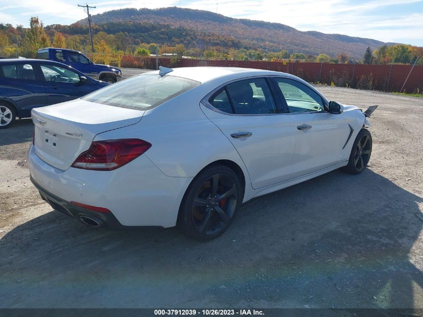 2021 Genesis G70 3.3T VIN: KMTG34LE1MU070885 Lot: 37912039