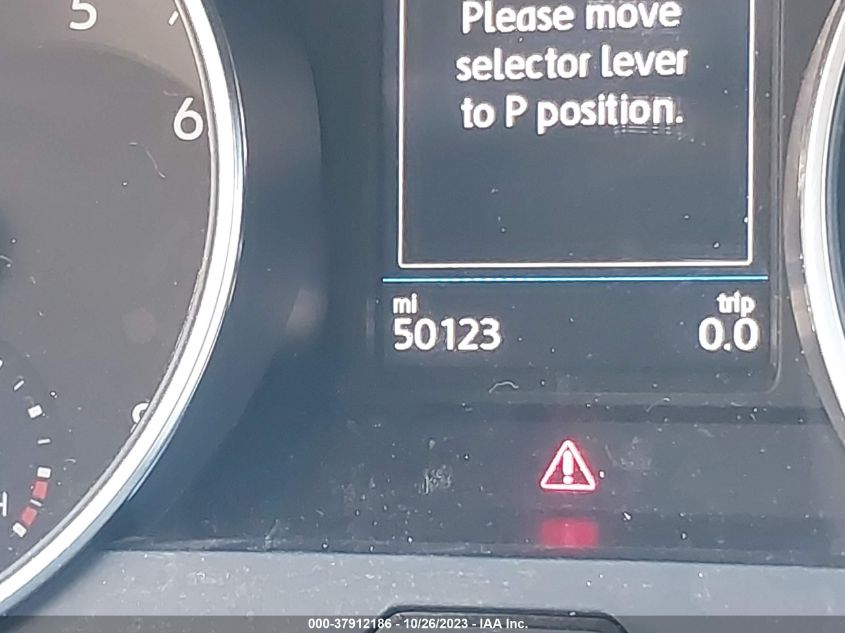 2019 Volkswagen Tiguan Se/Sel/Sel R-Line VIN: 3VV2B7AX6KM081790 Lot: 37912186