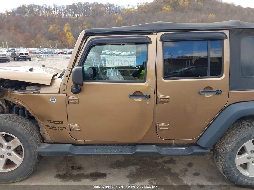 2015 Jeep Wrangler Unlimited Sport VIN: 1C4BJWDG5FL713905 Lot: 37912201