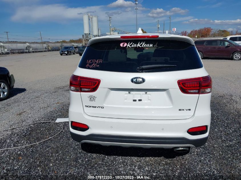 2019 Kia Sorento Ex V6 VIN: 5XYPHDA56KG457403 Lot: 37912233