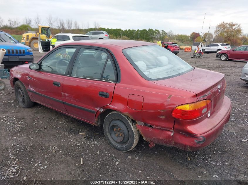 2002 Chevrolet Prizm Lsi VIN: 1Y1SK52872Z422375 Lot: 37912284