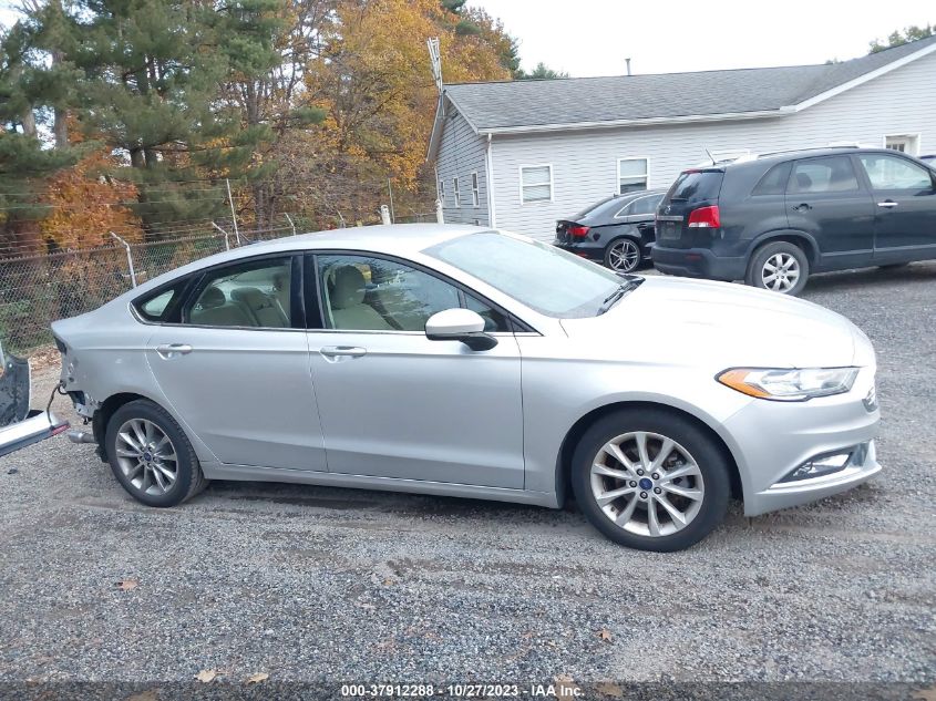 2017 Ford Fusion Se VIN: 3FA6P0H71HR344963 Lot: 37912288