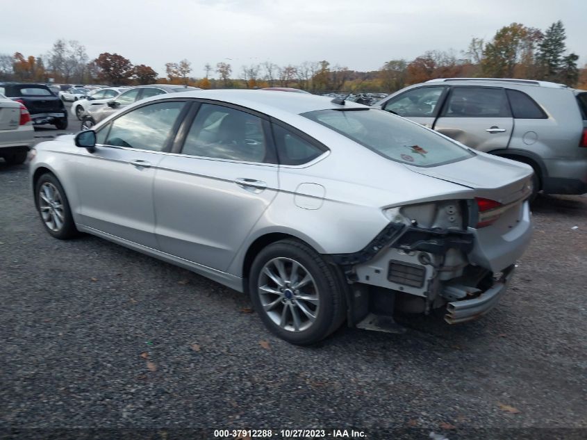 2017 Ford Fusion Se VIN: 3FA6P0H71HR344963 Lot: 37912288