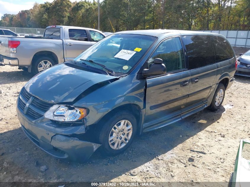 2007 Dodge Grand Caravan Se VIN: 1D4GP24R47B245433 Lot: 37912432