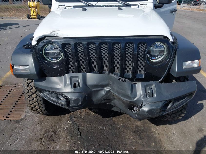 2021 Jeep Wrangler Unlimited Willys VIN: 1C4HJXDNXMW856617 Lot: 37912540