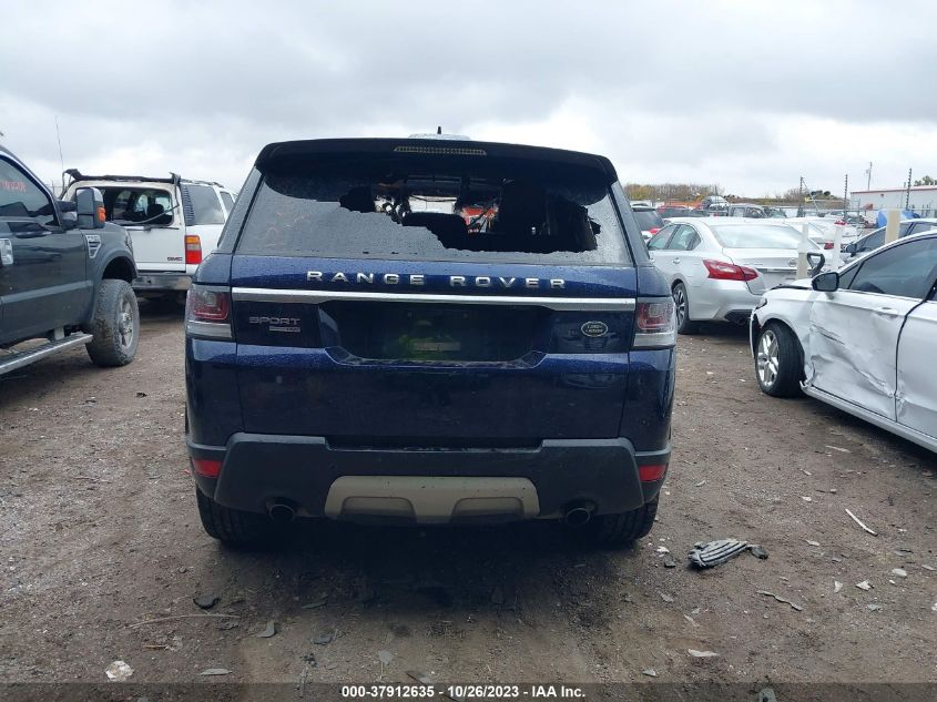 2016 Land Rover Range Rover Sport V6 Hse VIN: SALWR2VF4GA545253 Lot: 37912635