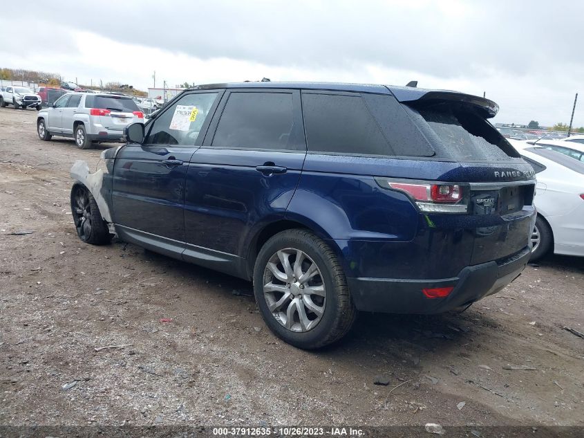 2016 Land Rover Range Rover Sport V6 Hse VIN: SALWR2VF4GA545253 Lot: 37912635