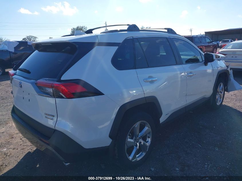 2021 Toyota Rav4 Hybrid Limited VIN: 4T3D6RFV0MU058912 Lot: 37912699