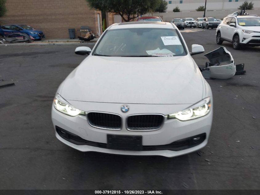 2018 BMW 3 Series 320I VIN: WBA8E1G50JNU91649 Lot: 37912815