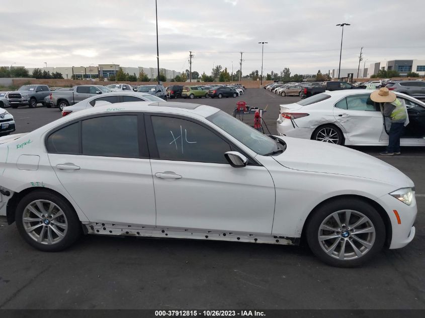 2018 BMW 3 Series 320I VIN: WBA8E1G50JNU91649 Lot: 37912815