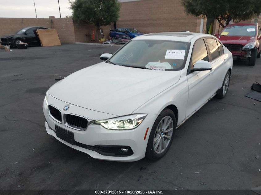 2018 BMW 3 Series 320I VIN: WBA8E1G50JNU91649 Lot: 37912815