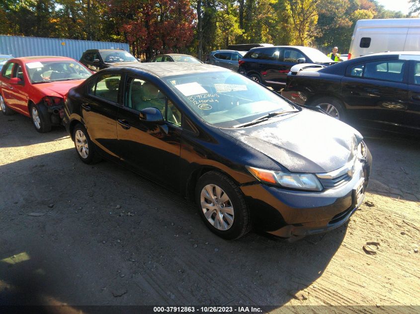 2012 Honda Civic Sdn Lx VIN: 2HGFB2F58CH562782 Lot: 37912863