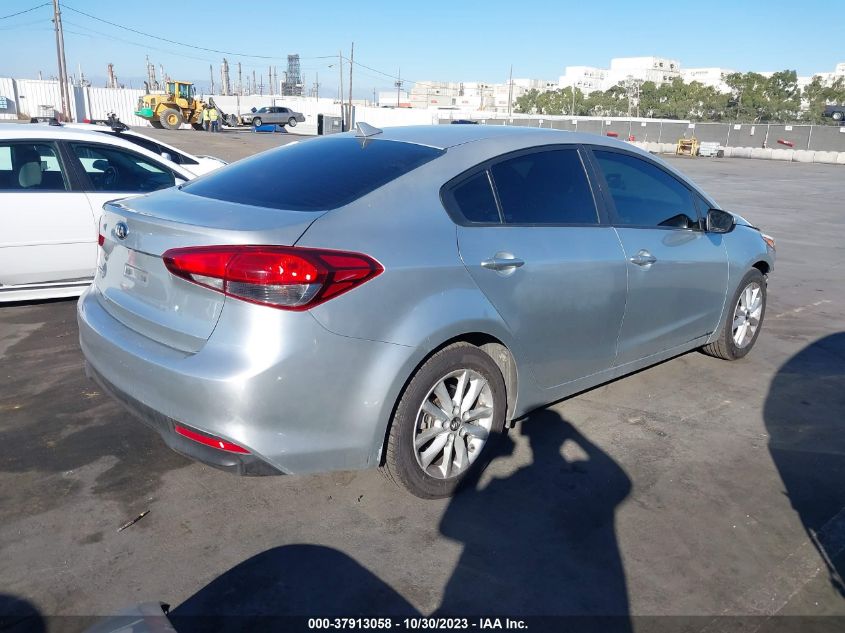 2017 Kia Forte Lx VIN: 3KPFL4A72HE056027 Lot: 37913058