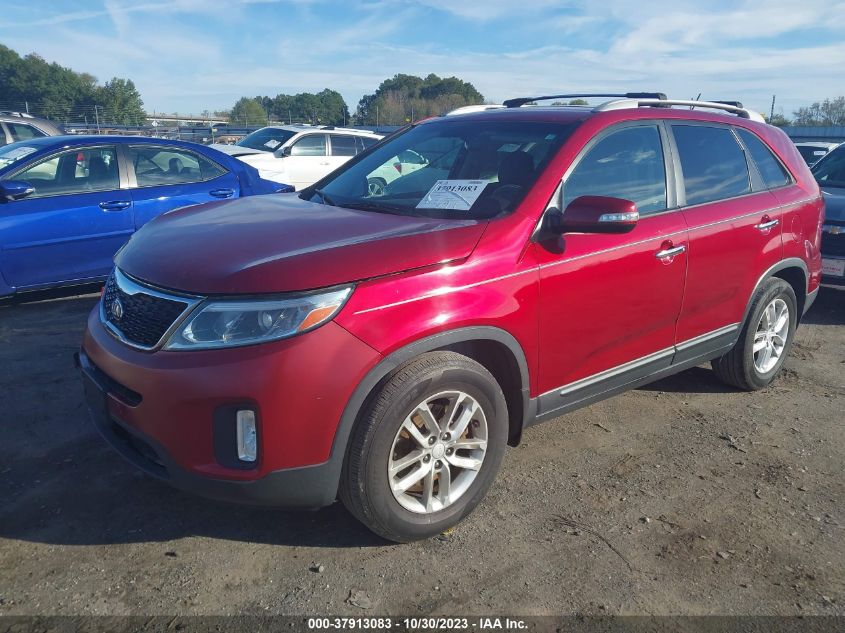 2015 Kia Sorento Lx VIN: 5XYKT3A64FG599752 Lot: 37913083