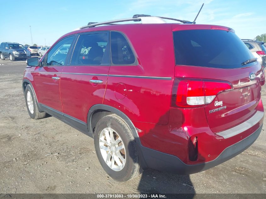 2015 Kia Sorento Lx VIN: 5XYKT3A64FG599752 Lot: 37913083