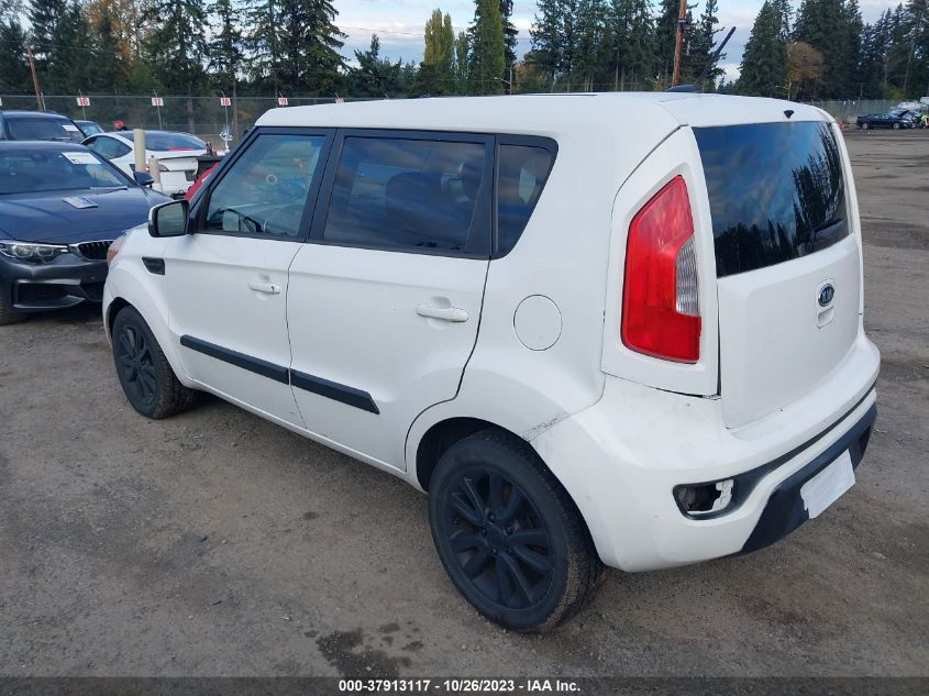 2013 Kia Soul + VIN: KNDJT2A67D7483302 Lot: 37913117