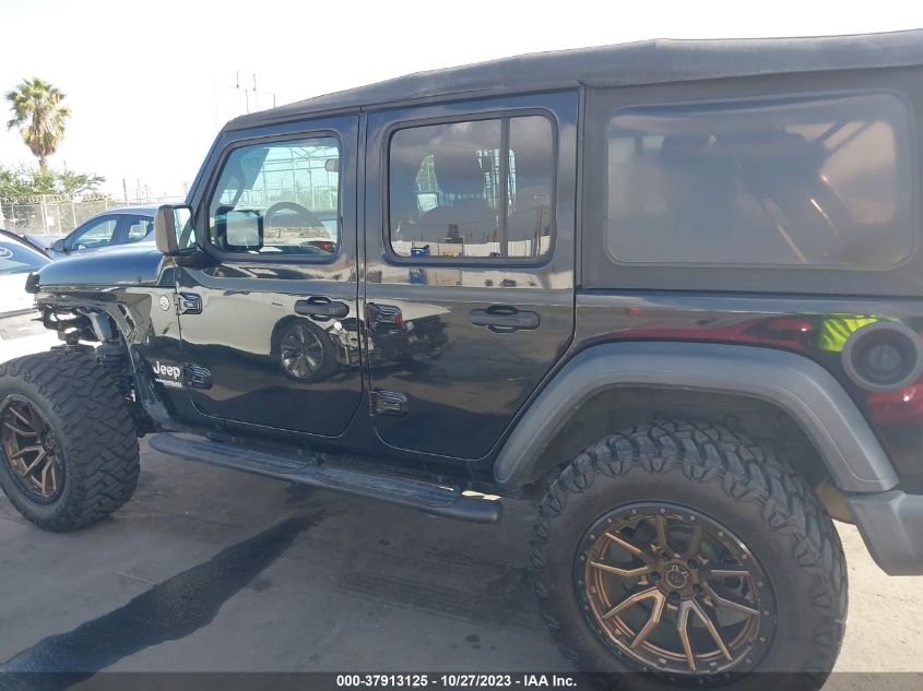 2018 Jeep Wrangler Unlimited Sport S VIN: 1C4HJXDGXJW154178 Lot: 37913125