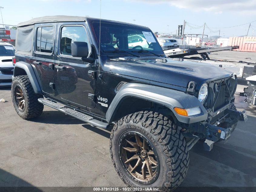 2018 Jeep Wrangler Unlimited Sport S VIN: 1C4HJXDGXJW154178 Lot: 37913125