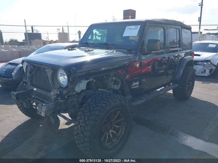 2018 Jeep Wrangler Unlimited Sport S VIN: 1C4HJXDGXJW154178 Lot: 37913125