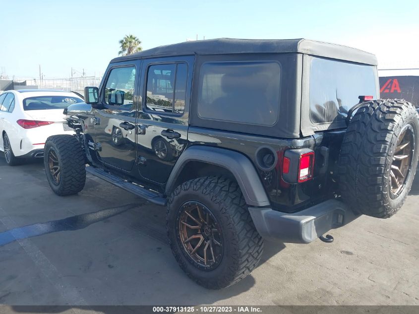 2018 Jeep Wrangler Unlimited Sport S VIN: 1C4HJXDGXJW154178 Lot: 37913125