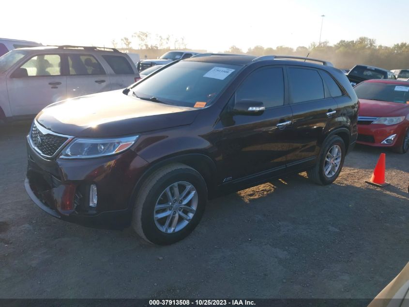 2014 Kia Sorento Lx VIN: 5XYKTCA61EG476666 Lot: 37913508